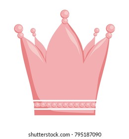 Vector illustration crown logo silhouette
