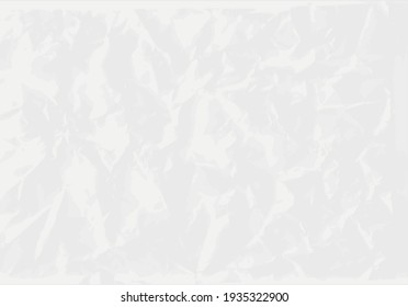 Vector illustration of crumpled piece of paper. Abstract horizontal background with random shapes imitating paper, concrete wall or other surface.