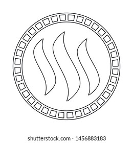 Vector illustration of crypto coin logo. Set of coin and crypto currecty vector icon for stock.