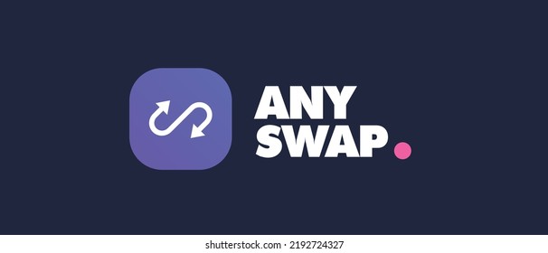 Vector illustration of Cryptocurrency Anyswap, ANY Token banner .
