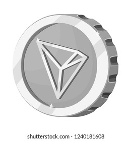 Vector illustration of cryptocurrency and coin icon. Set of cryptocurrency and crypto vector icon for stock.