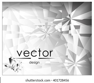 vector illustration crystalline texture for design with frame