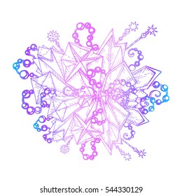 Vector illustration, crystals and beads. Precious stones and pearls isolated. Printing on T-shirts, covers, fabrics and souvenirs. Fashion and beauty, charms and accessories. Jewelry for girls.