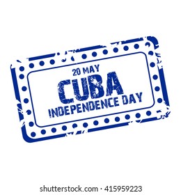 Vector illustration of Cuba Independence Day.
