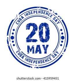 Vector illustration of Cuba Independence Day.