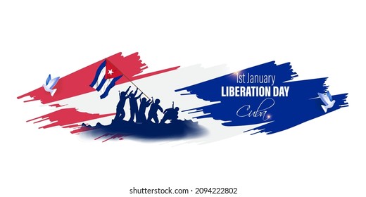 vector illustration for Cuba liberation day.
