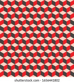Vector Illustration the Cubes of Seamless Background