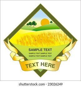 vector illustration of a cultivation symbol