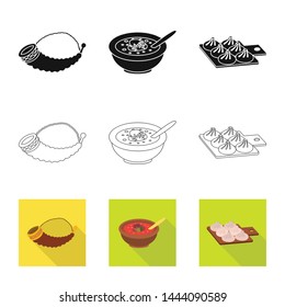 Vector illustration of culture and sightseeing logo. Collection of culture and originality vector icon for stock.