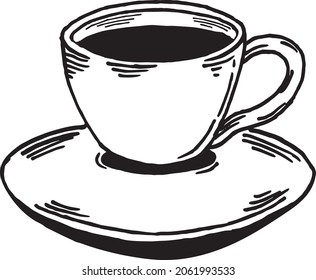 vector illustration of a cup 