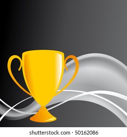 vector illustration of cup