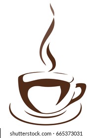 vector illustration of a cup of coffee
