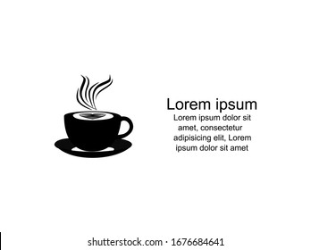 Vector illustration. A cup of coffee, drinking coffee in the morning to help the body feel refreshed. business concept. flat design for banners, infographics. 