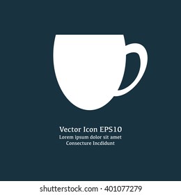 Vector illustration of cup icon