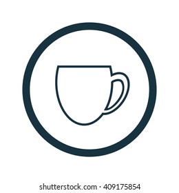 Vector illustration of cup icon