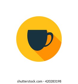 Vector illustration of cup icon