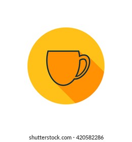 Vector illustration of cup icon