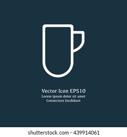 Vector illustration of cup icon