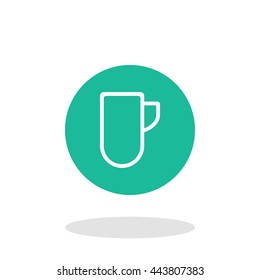 Vector illustration of cup icon