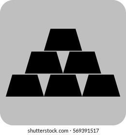 Vector Illustration of Cup Pyramid Icon
