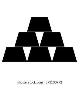Vector Illustration of Cup Pyramid Icon
