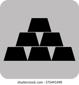 Vector Illustration of Cup Pyramid Icon
