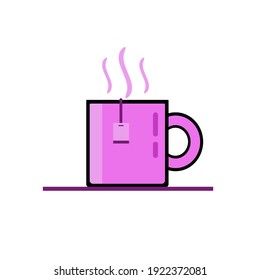 Vektorgrafik einer Tasse Tee