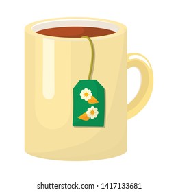 Vector illustration of cup  and tea logo. Collection of cup  and drink  stock vector illustration.