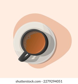 Vektorgrafik einer Tasse Tee