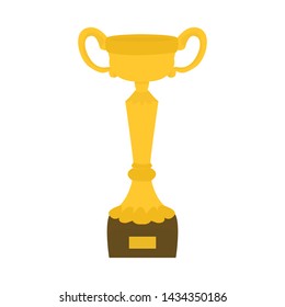 Vector illustration of cup and winner symbol. Collection of cup and bowl stock vector illustration.