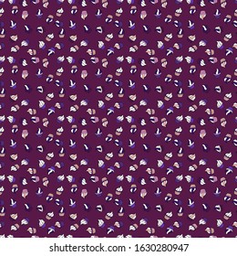 Vector illustration. Cupcake pattern. Nice birthday pattern on violet, purple and white. Seamless of hand drawn vintage cute cupcakes and muffins.