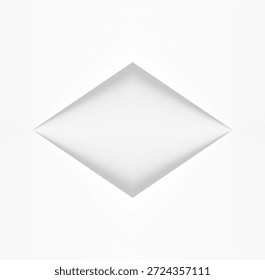 Ilustração vetorial de um canto de papel ondulado em um fundo branco
