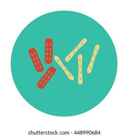 vector illustration of curlers icon