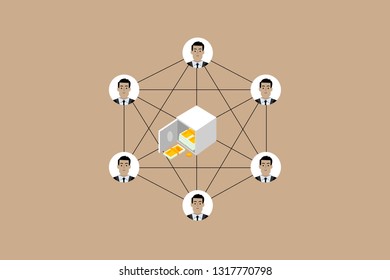 vector illustration currency exchange