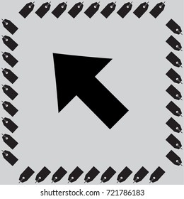 Vector Illustration. Cursor vector icon