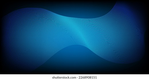 Vector Illustration of curve movement pattern of lines and shape geometric abstract background. EPS10. for premium product and technology business finance