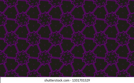 Vector illustration with curved line. Modern pattern in triangles style. For modern interior design.