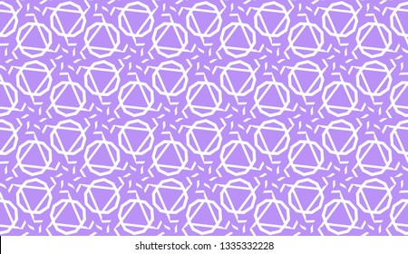 Vector illustration with curved line. Modern pattern in triangles style. For modern interior design.