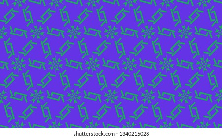 Vector illustration with curved line. Modern pattern in triangles style. For modern interior design, fashion print