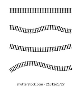 train track page border