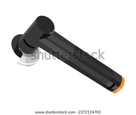 Vector Illustration cut off grinder tool, cutting disc, Die Grinder Wheels, Pneumatic Metal Sheet Cutting Tool, isolated on white background. Carpentry tools.
