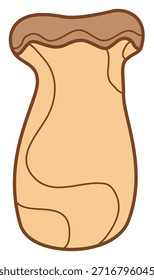 Ilustración vectorial de setas lindas y adorables 