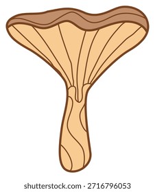 Ilustración vectorial de setas lindas y adorables 