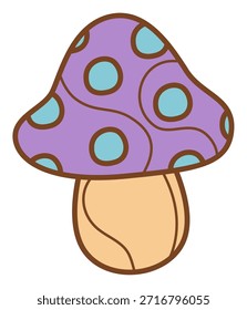 Ilustración vectorial de setas lindas y adorables 