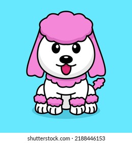 Vector illustration of a cute and adorable puppy