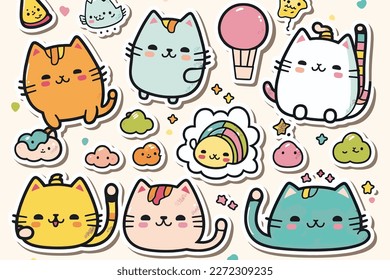 Kawaii Cat Stickers