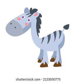 Vector illustration of cute animals on white background