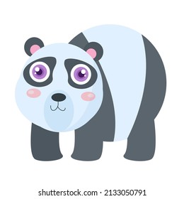 Vector illustration of cute animals on white background