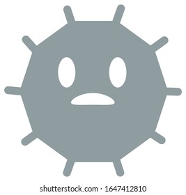Ilustración vectorial de bacterias lindas