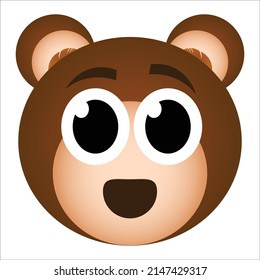 Vector Illustration Of Cute Bear